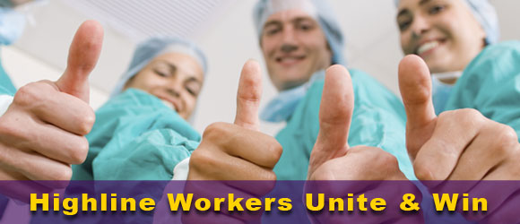 Highline Workers Unite and Win Back Pay