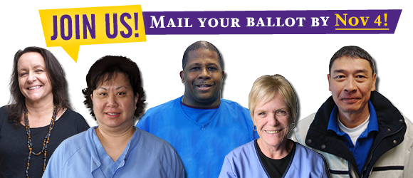 SEIU members recommend candidates for election