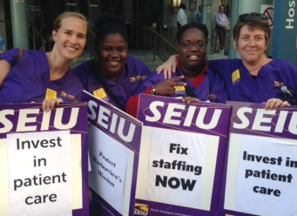 Harborview members picket for staffing