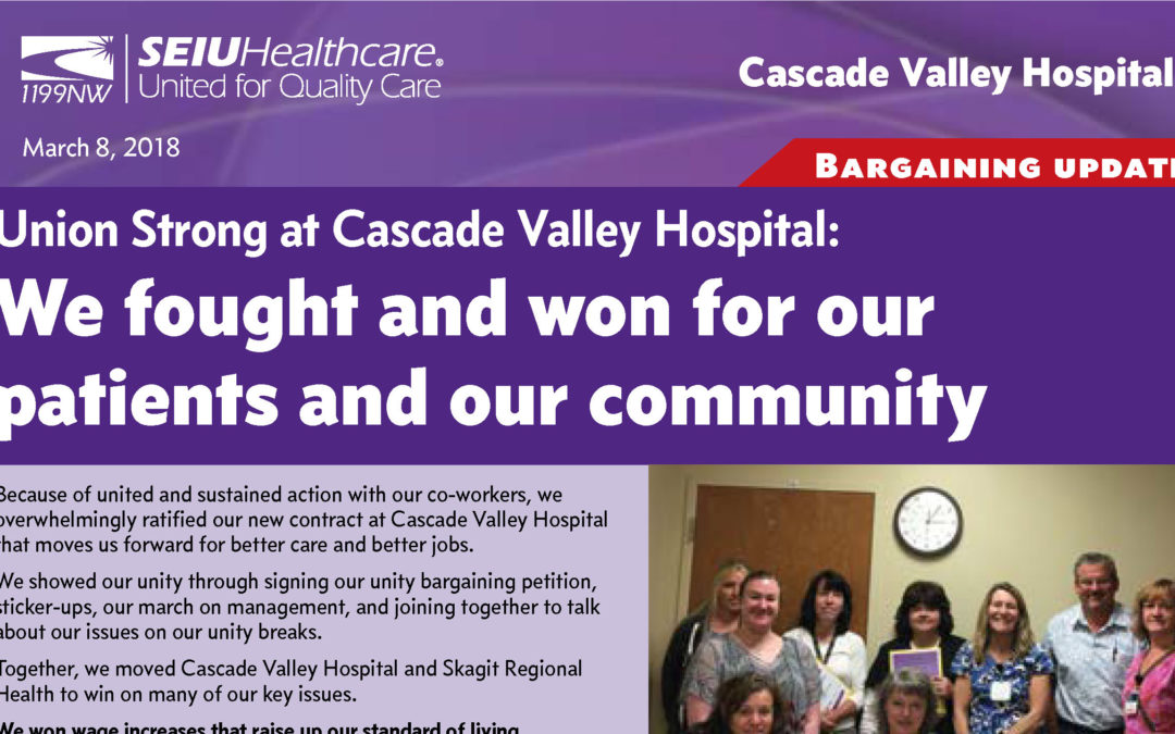 We fought and won for our patients and our community
