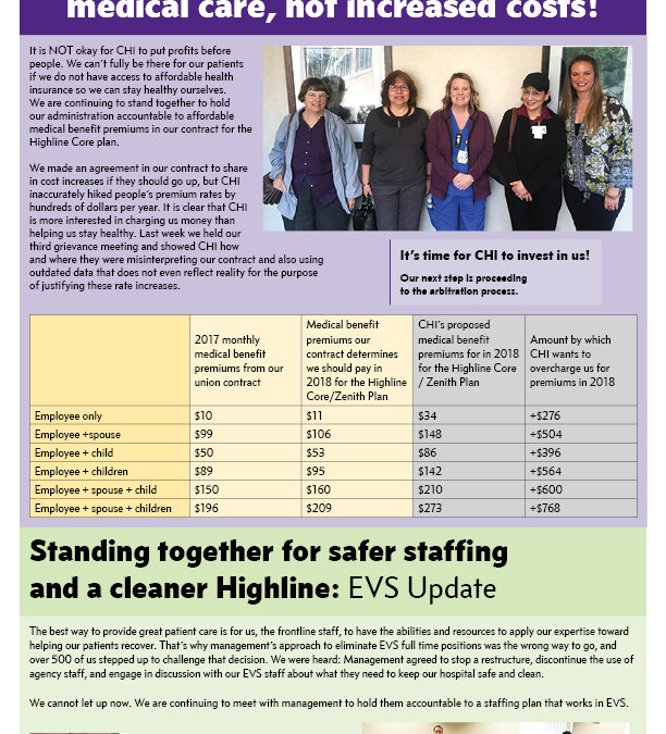 Highline caregivers need quality, affordable healthcare