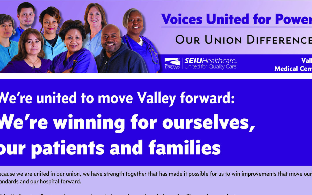 We‘re united to move Valley forward