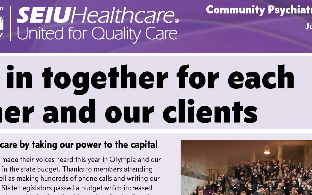 All in together for eachother and our clients