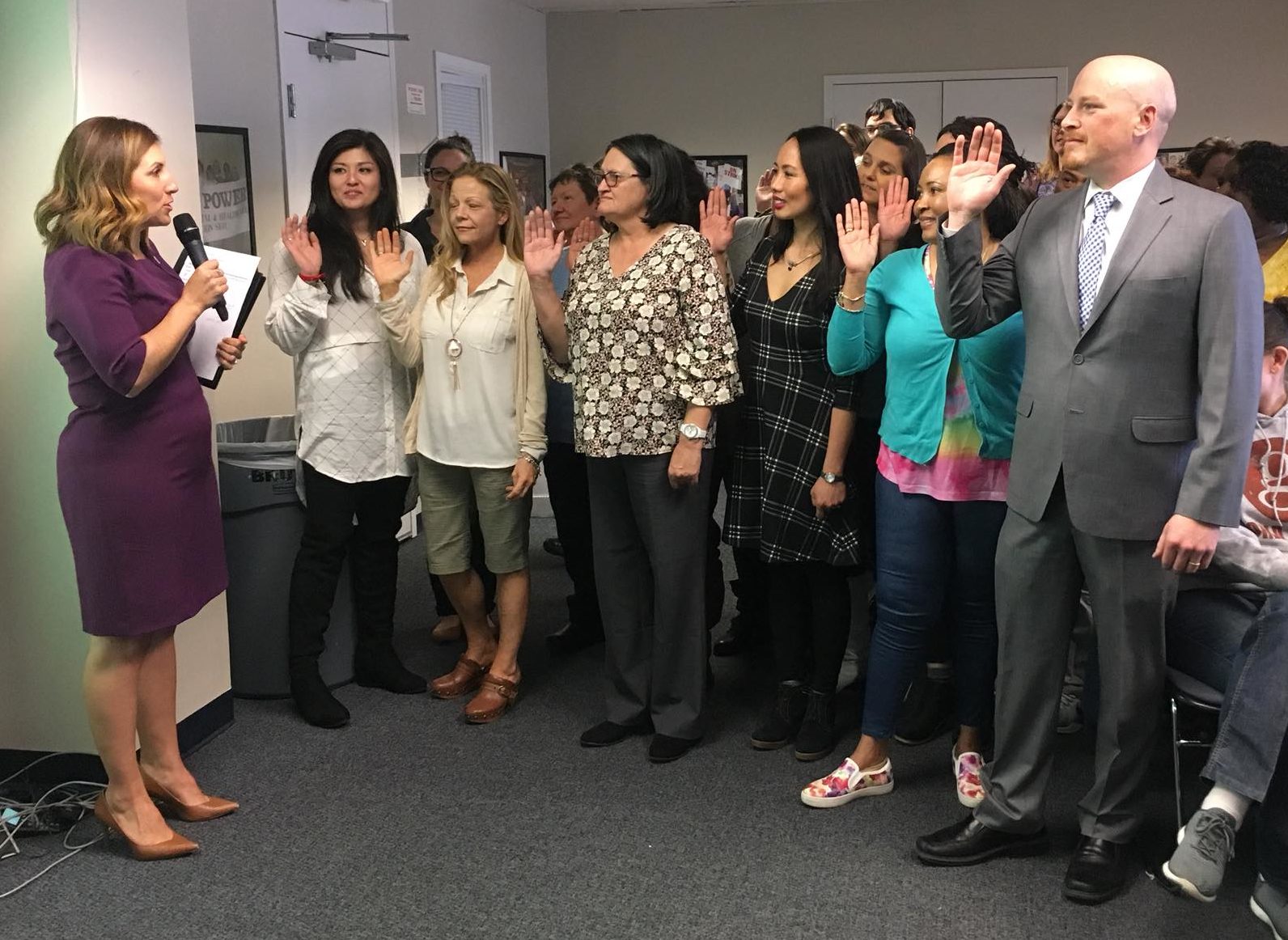 Congratulations, newly elected officers & executive board members! SEIU Healthcare 1199NW