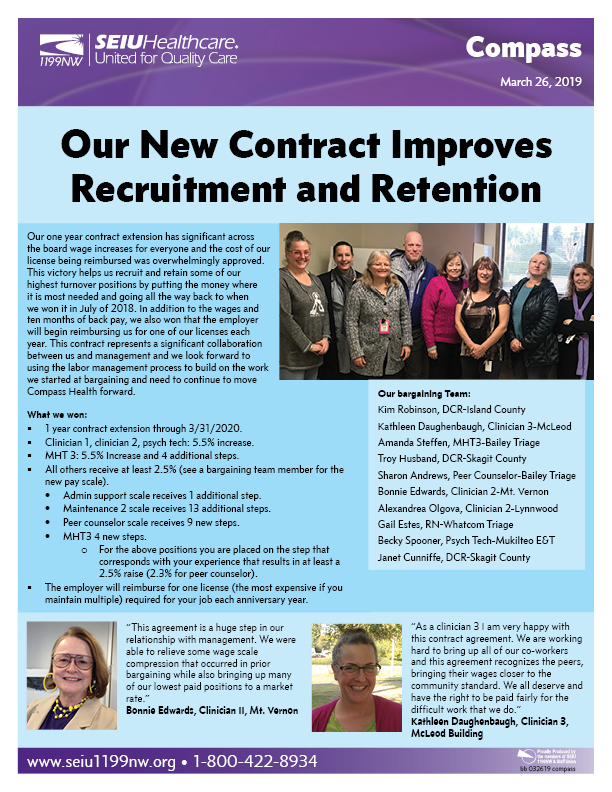 Our New Contract Improves Recruitment and Retention