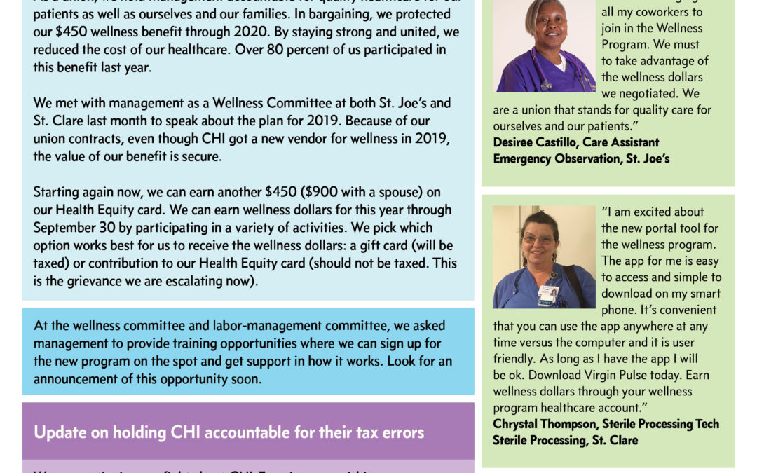 We protected our wellness plan Start earning $450 this year