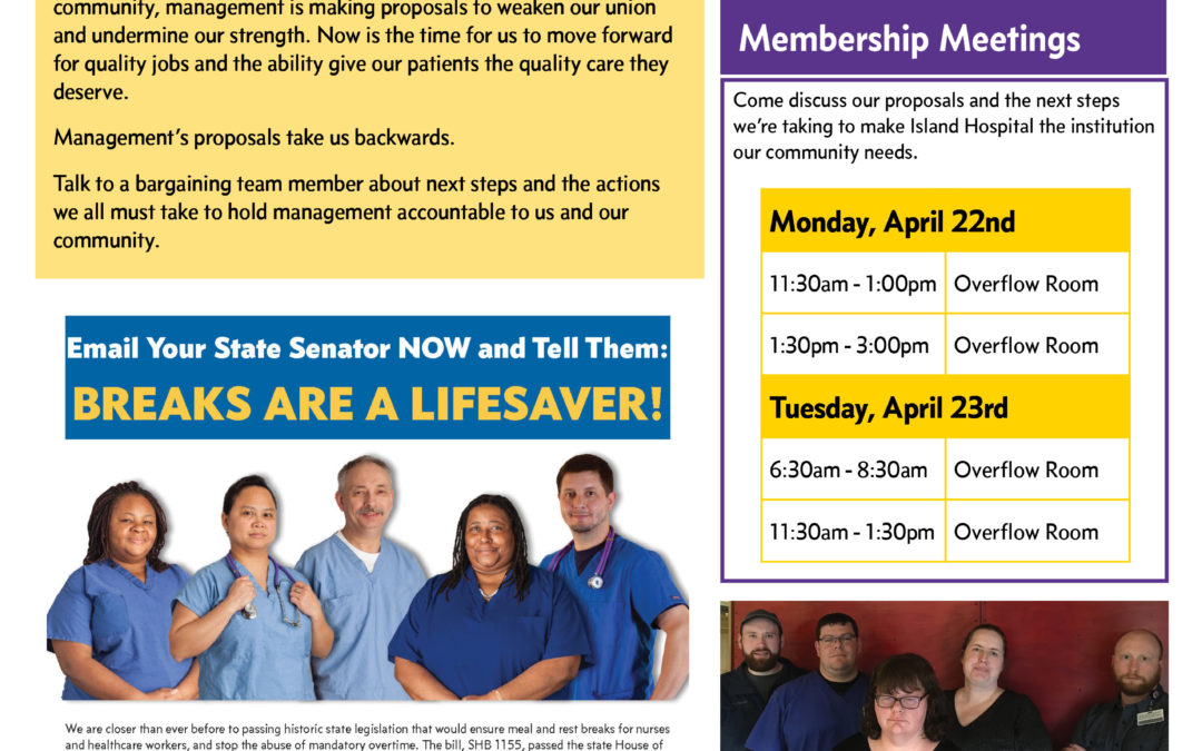 Standing Together for Wages and Working Conditions