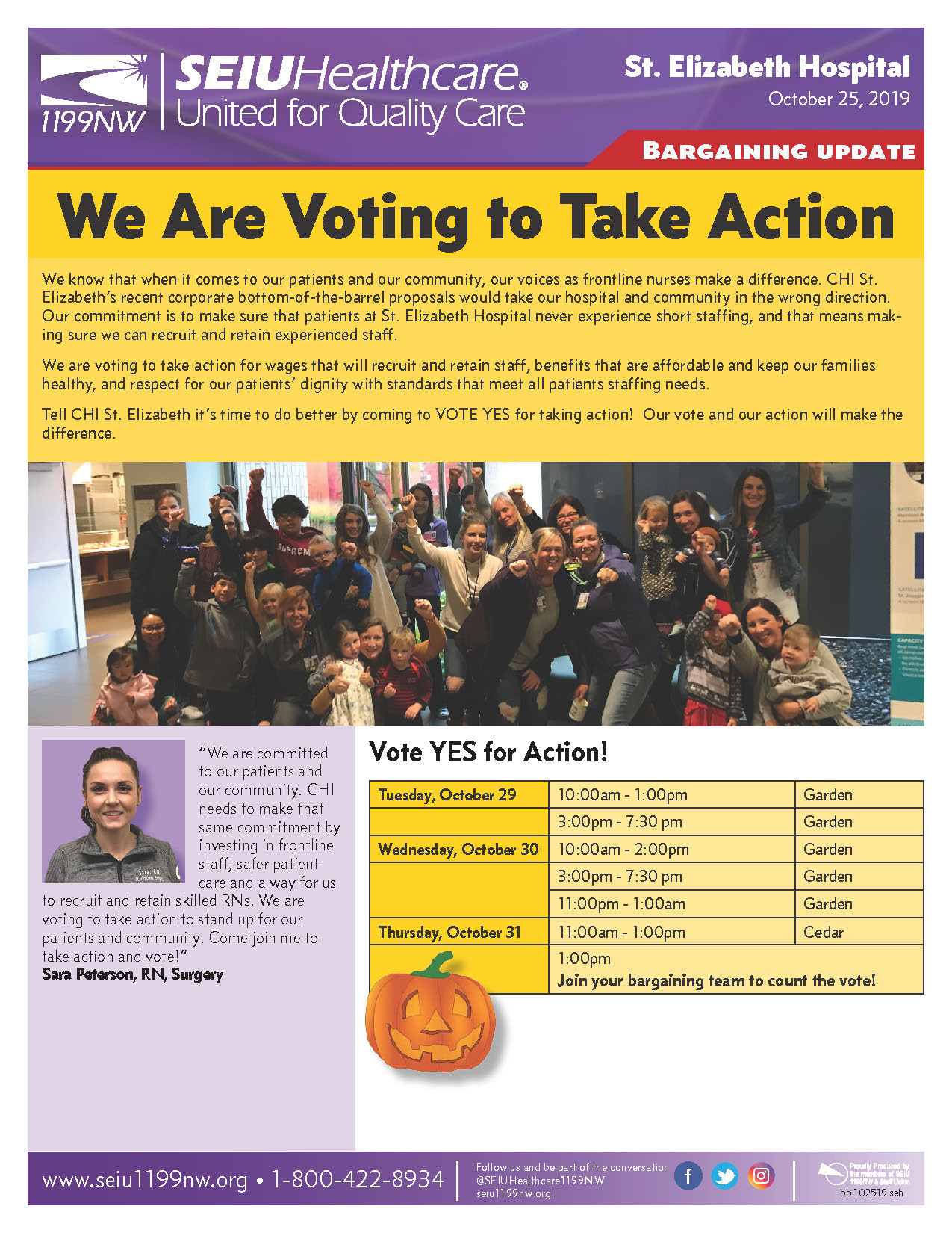 We Are Voting to Take Action