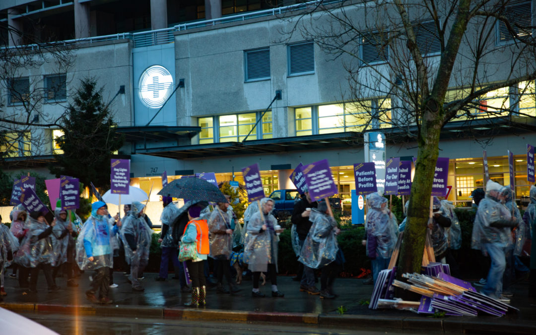 Nearly 8,000 nurses and caregivers continue strike at Swedish-Providence
