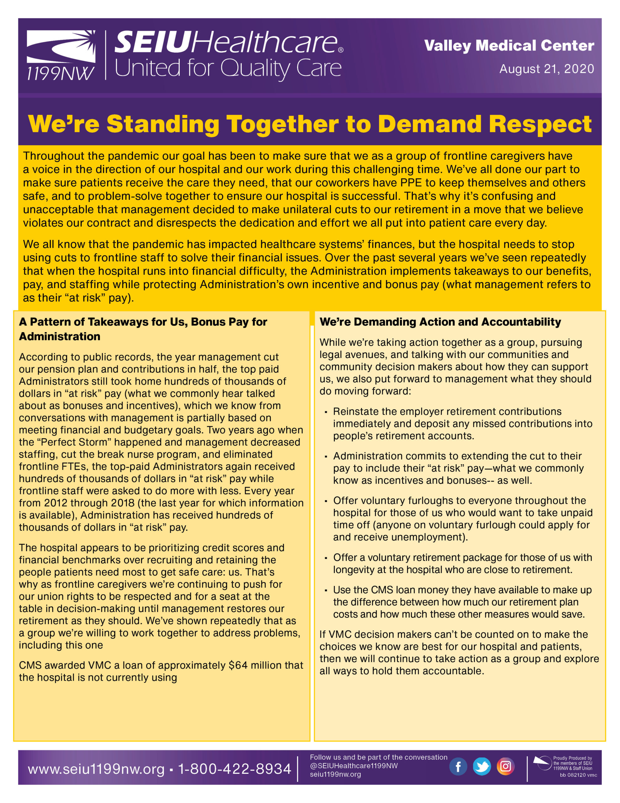 We’re Standing Together to Demand Respect