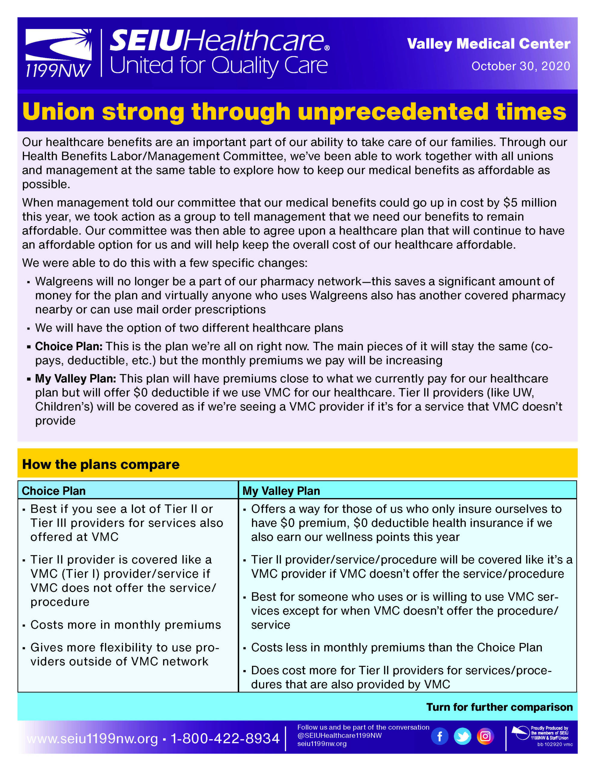Union strong through unprecedented times