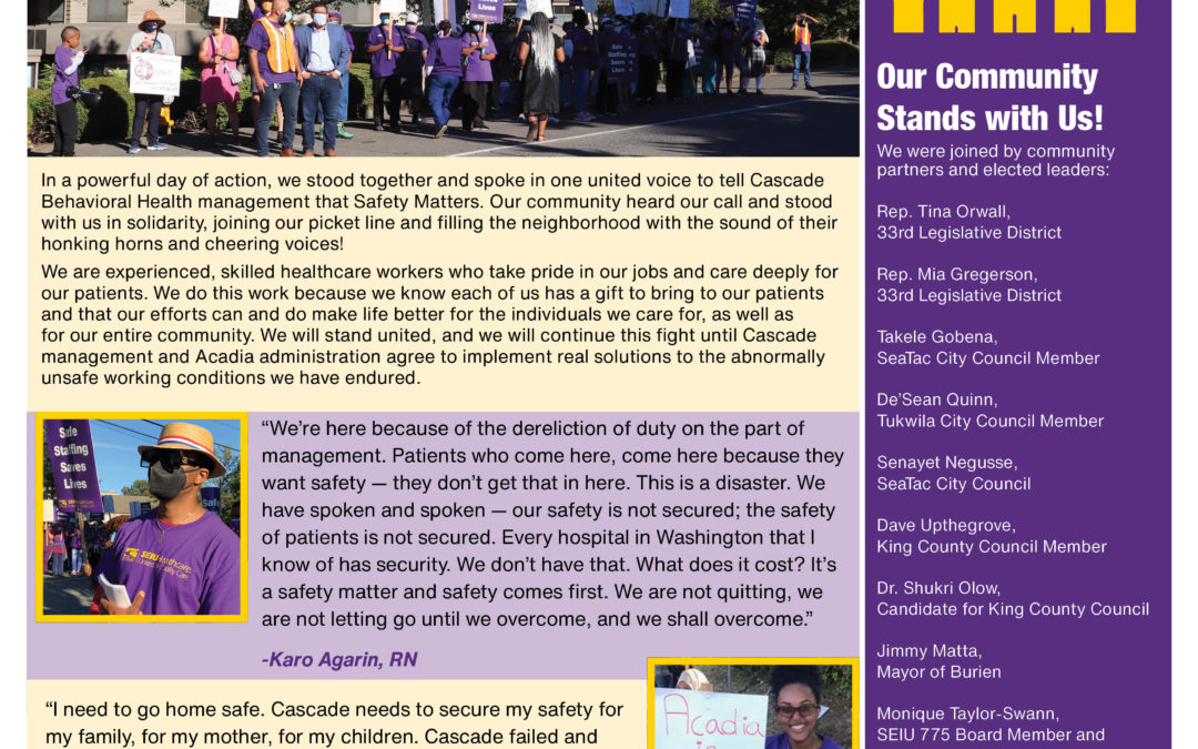 Picket and Rally For Safety