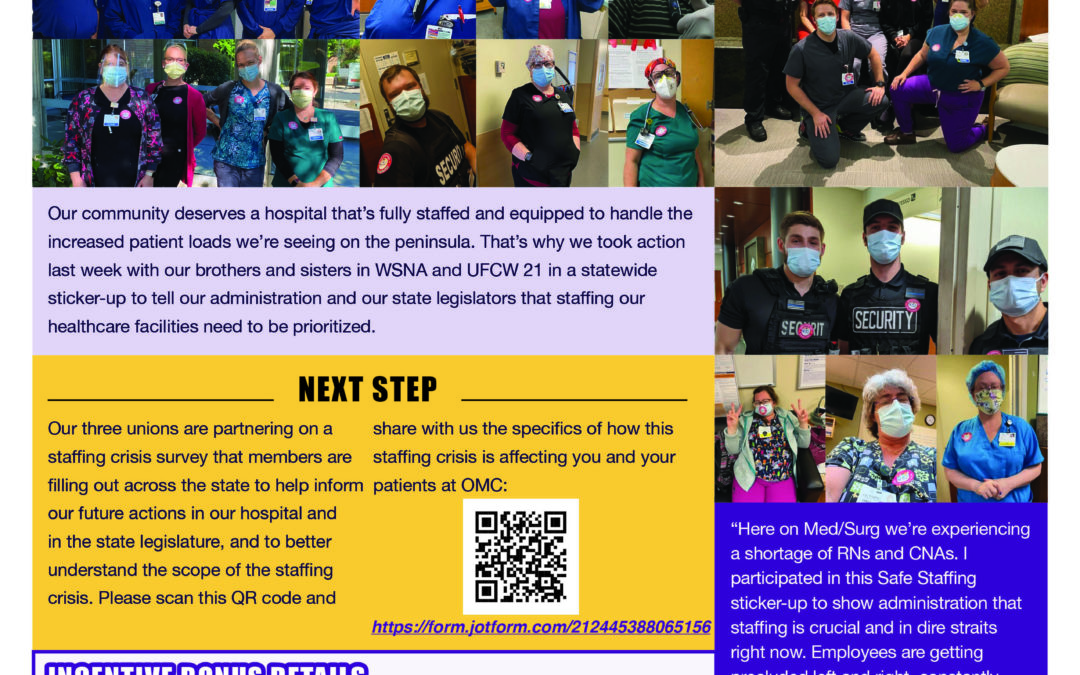 We Took Action for Safe Staffing!
