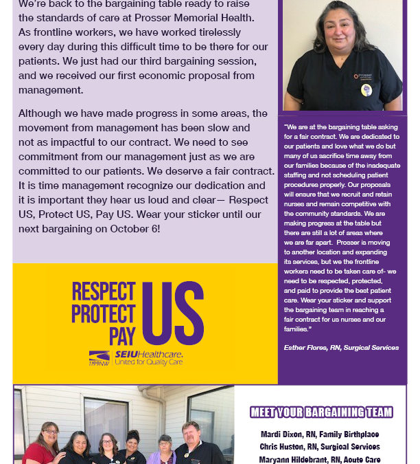 Respect US, Protect US, Pay US