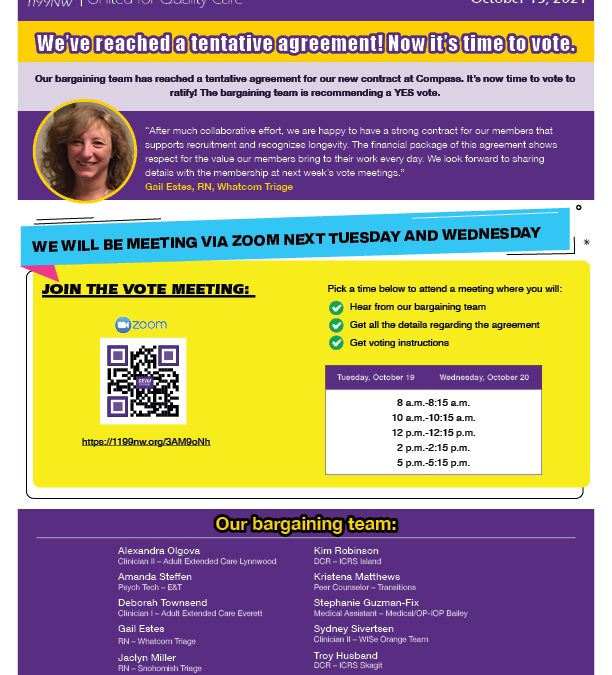 We’ve reached a tentative agreement! Now it’s time to vote.