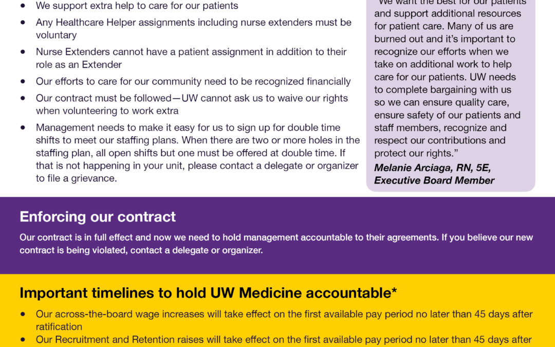 We’re bargaining to uphold our rights and protect our patients