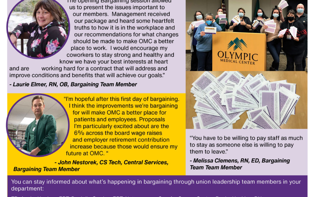 We’re on our way! We need our next contract to seriously address recruitment and retention