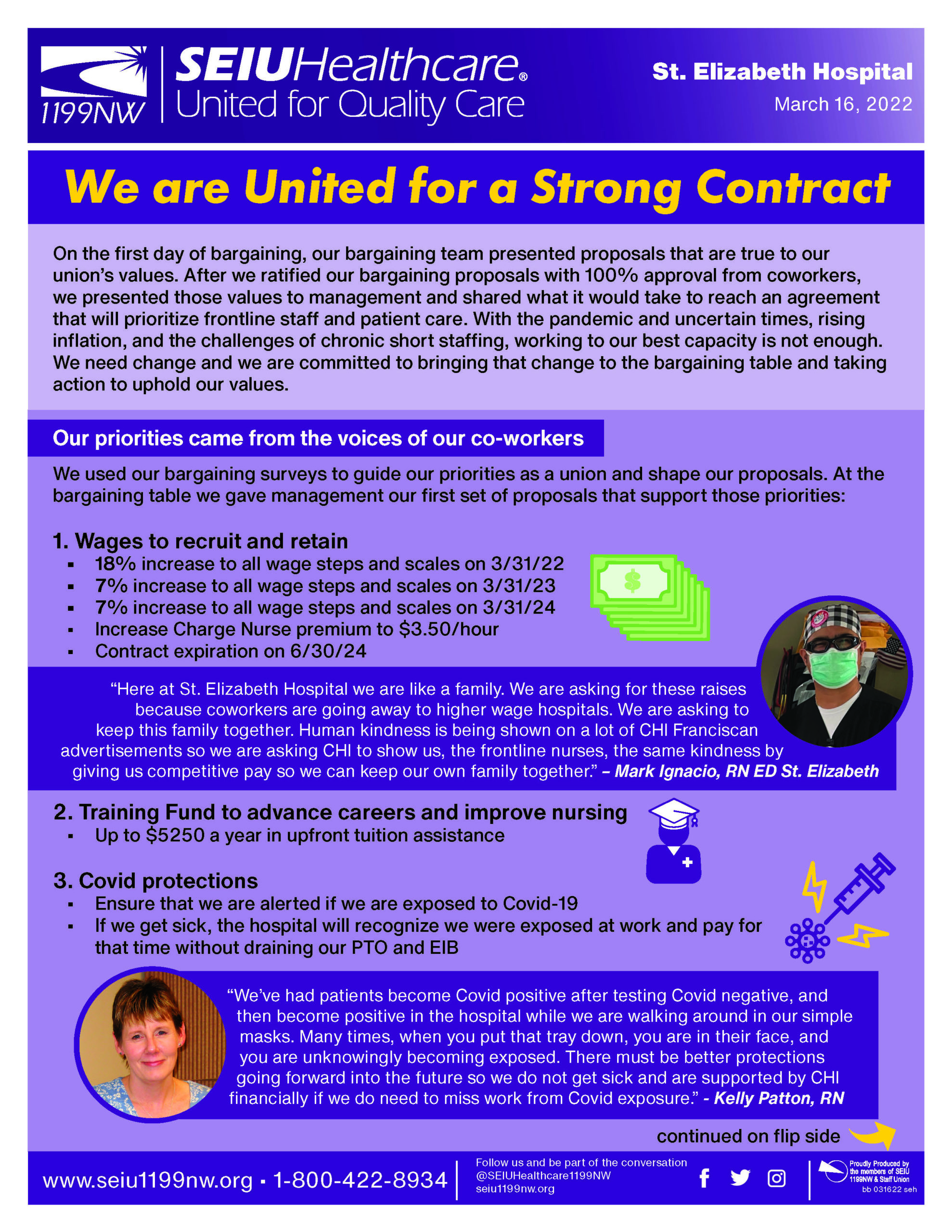 We are United for a Strong Contract