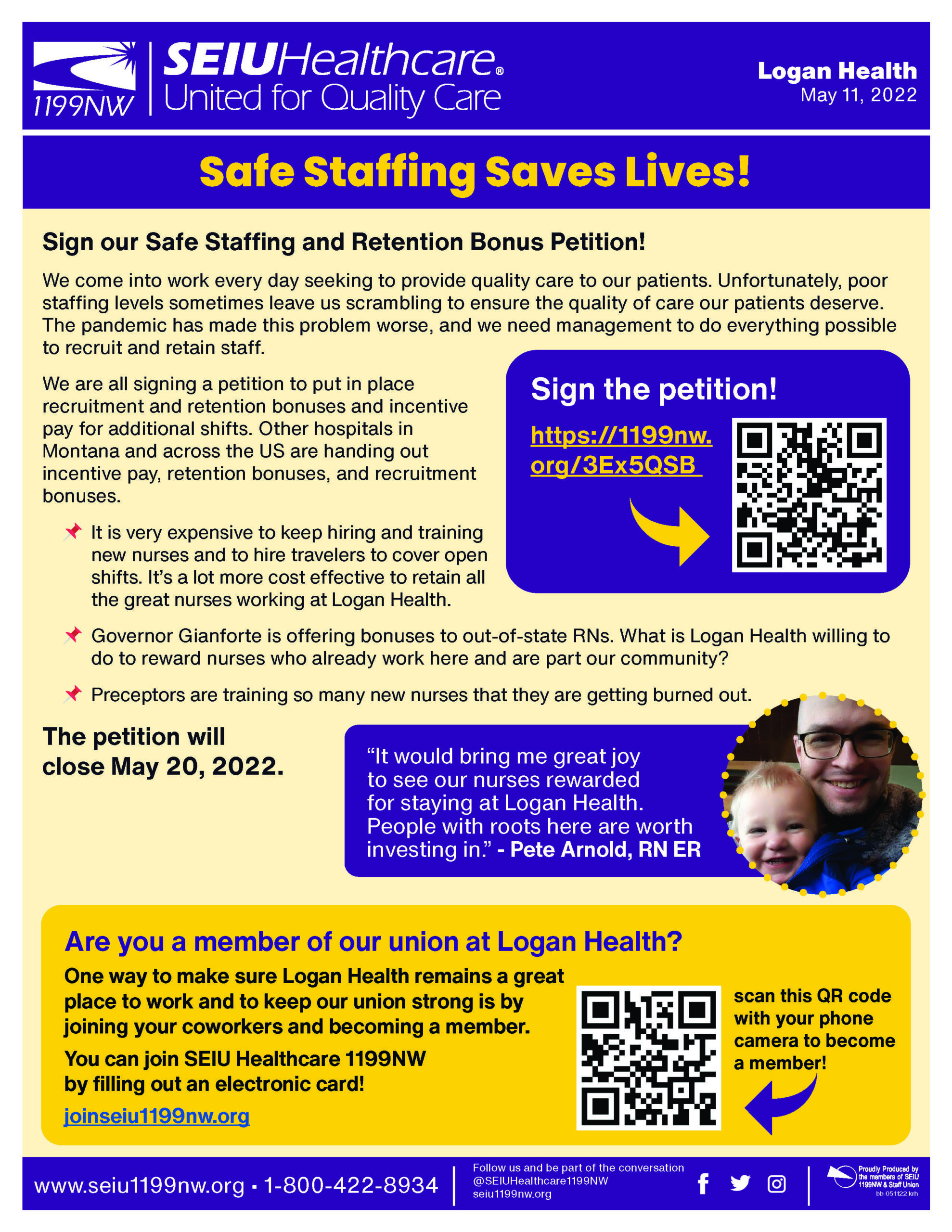 Safe Staffing Saves Lives!