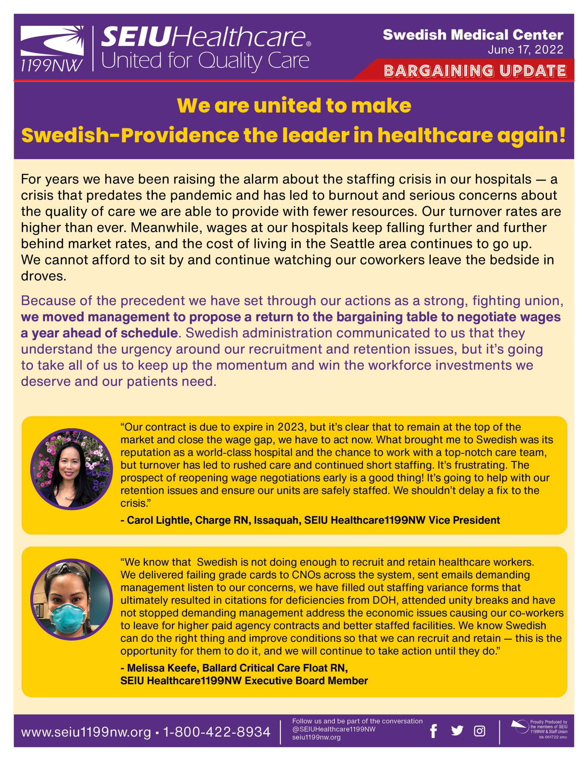 Swedish Medical Center Archives - SEIU Healthcare 1199NW