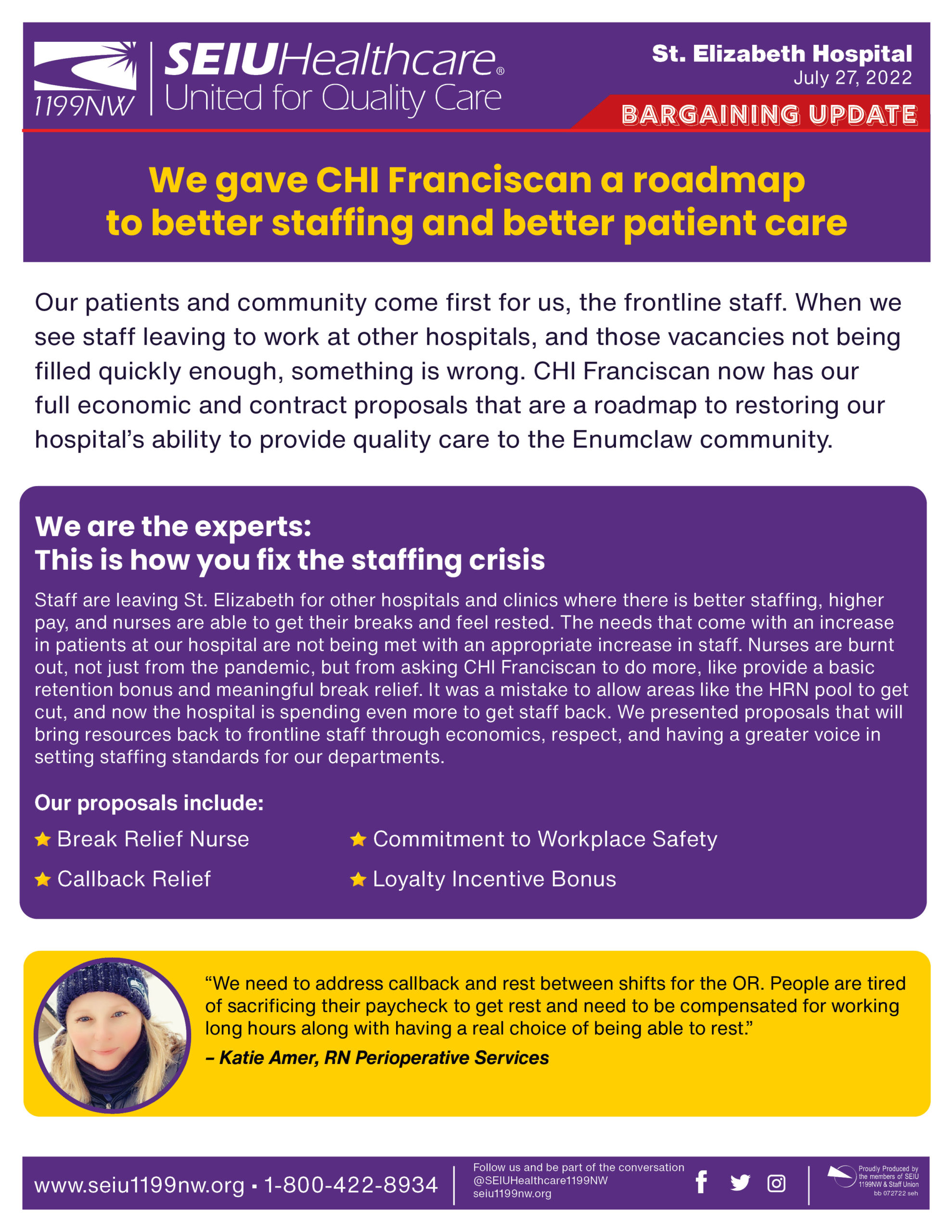 We gave CHI Franciscan a roadmap to better staffing and better patient care