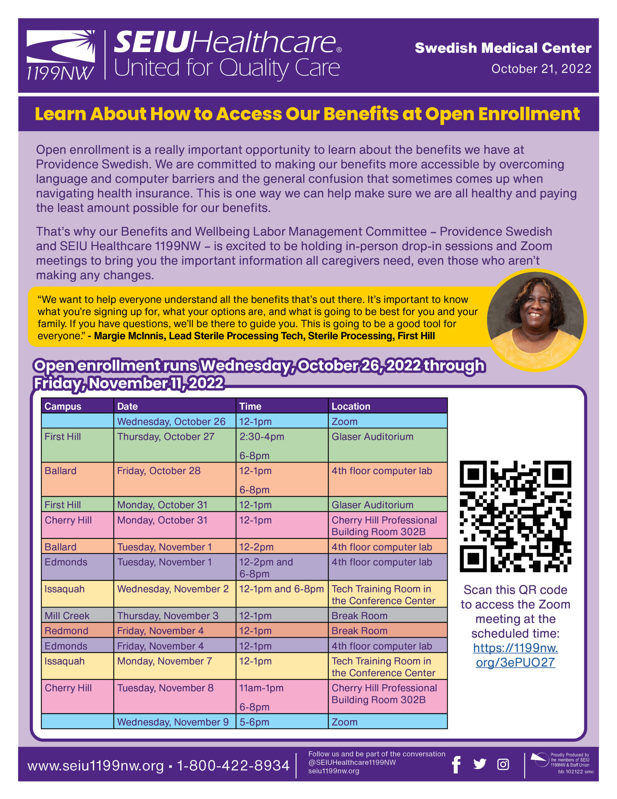 Learn About How to Access Our Benefits at Open Enrollment