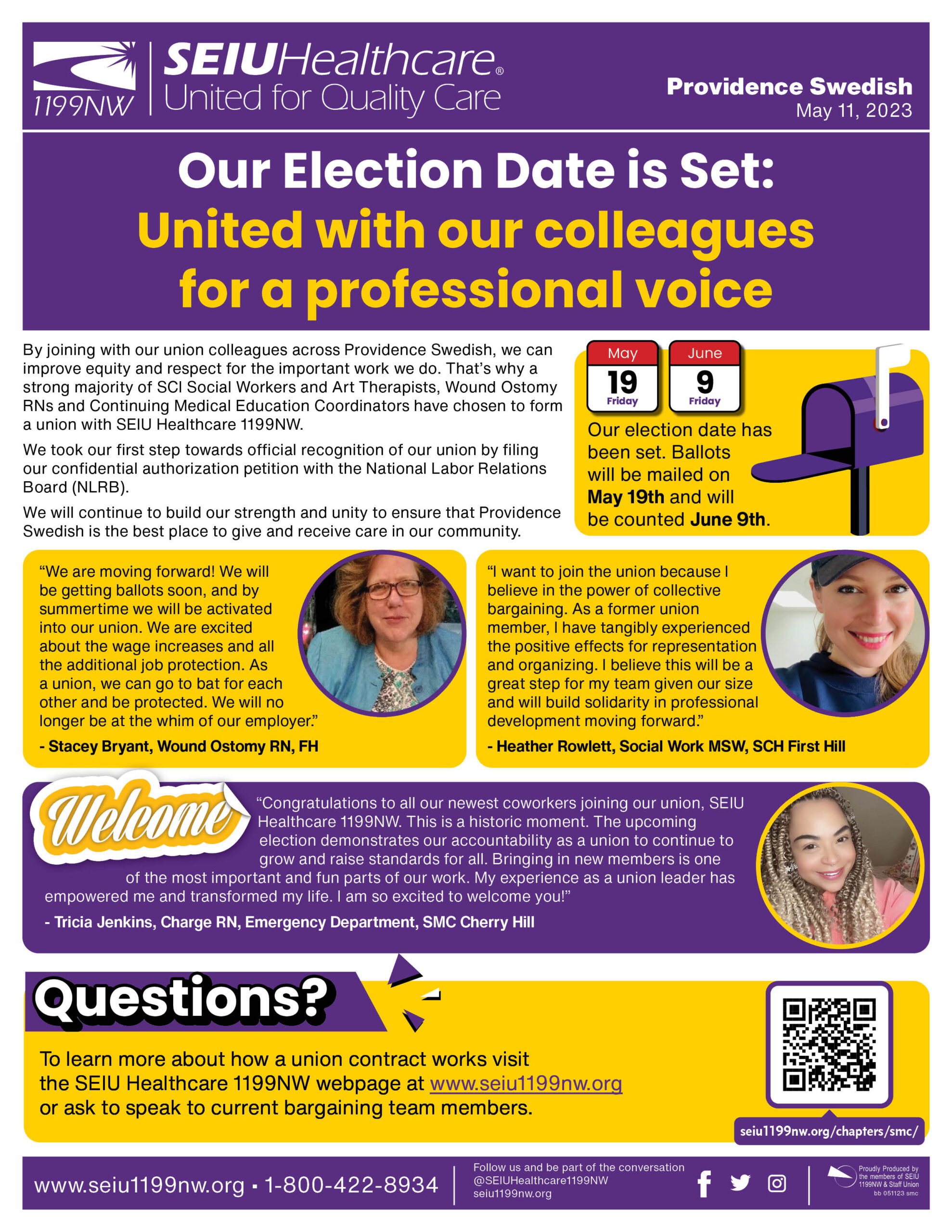 Our Election Date is Set: United with our colleagues for a professional voice
