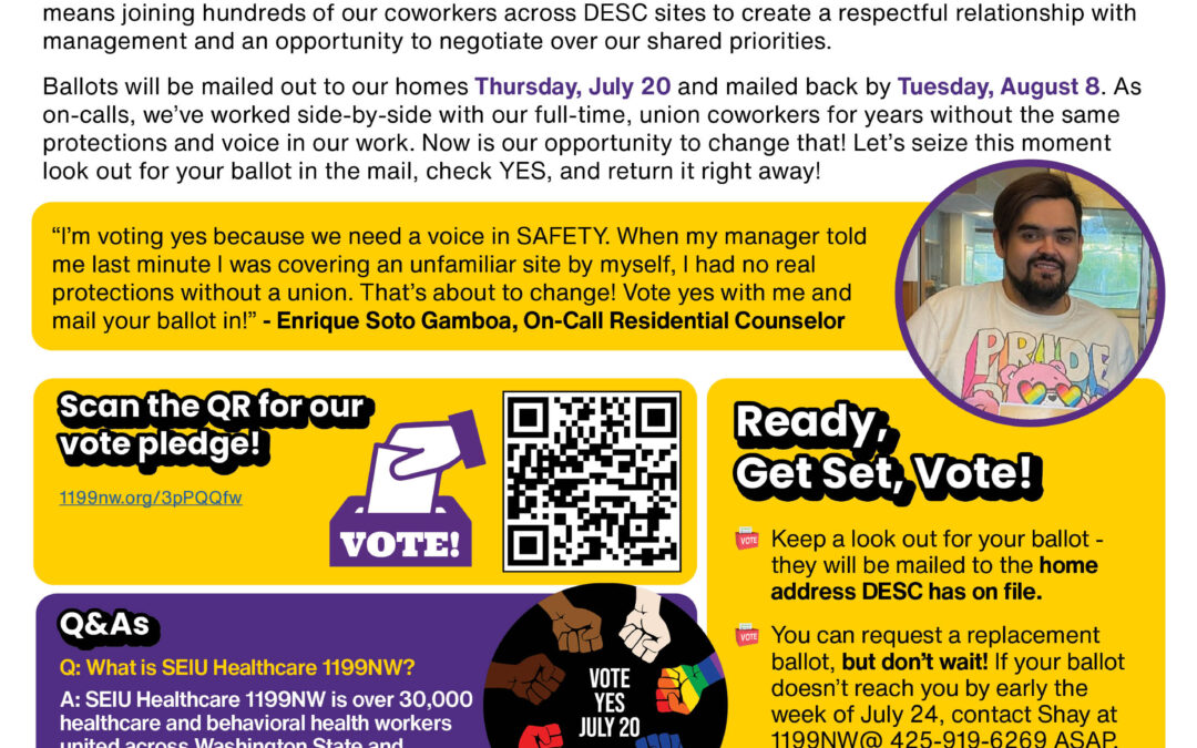 Our Union Election Date Is Set: We’re Voting YES for Our Voice as On-Calls!