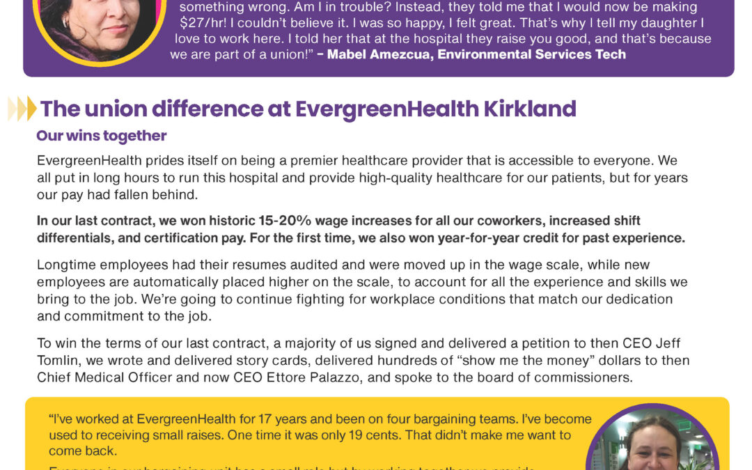 A Legacy of Unity, Strength, and Workplace Standards at EvergreenHealth Kirkland