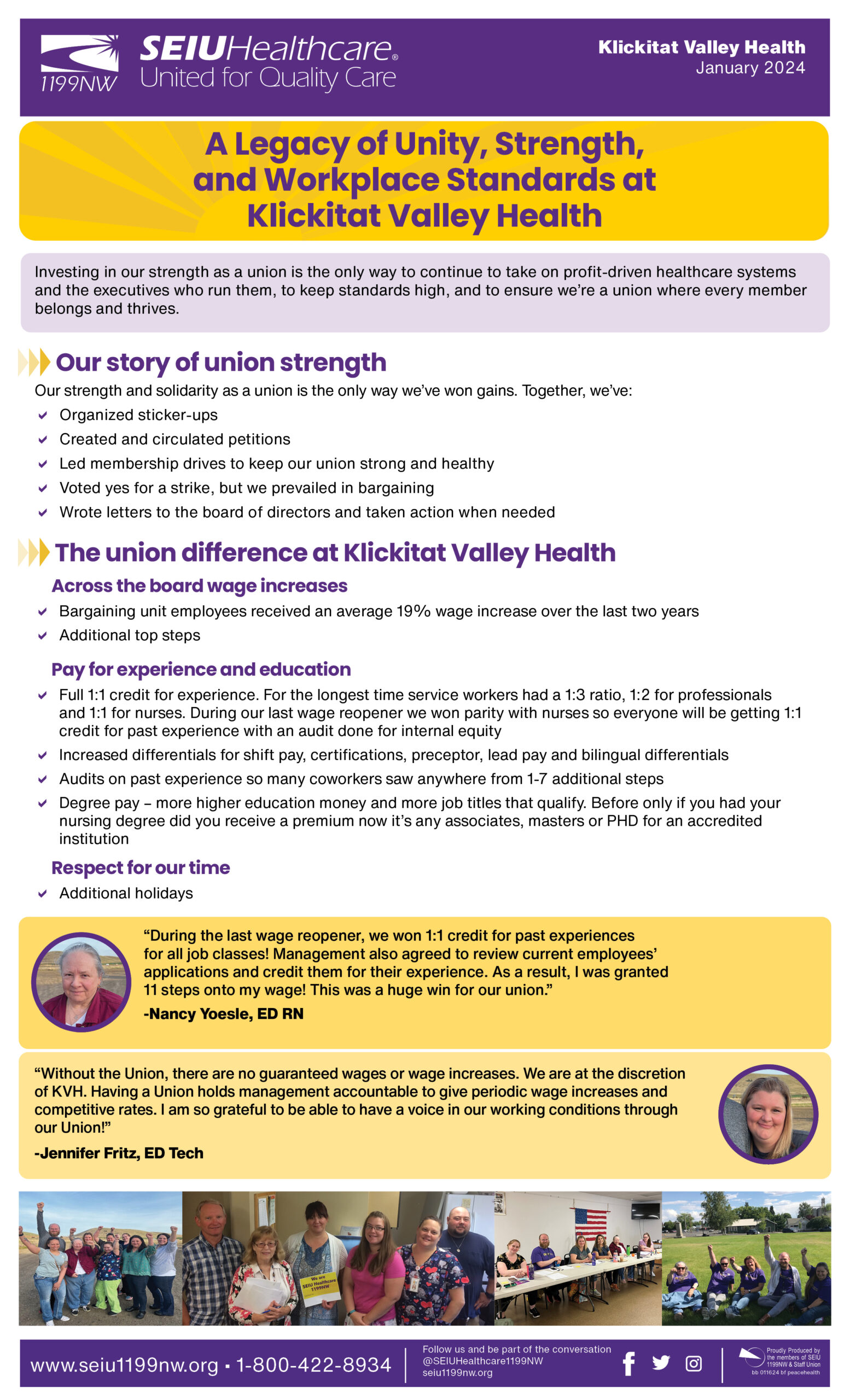 A Legacy of Unity, Strength, and Workplace Standards at Klickitat Valley Health