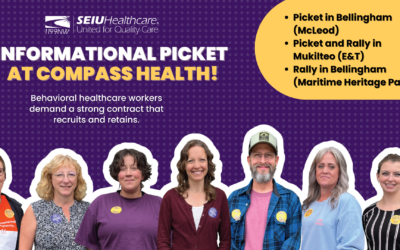 Behavioral Healthcare Workers at Compass Health will Picket to Demand Strong Contract