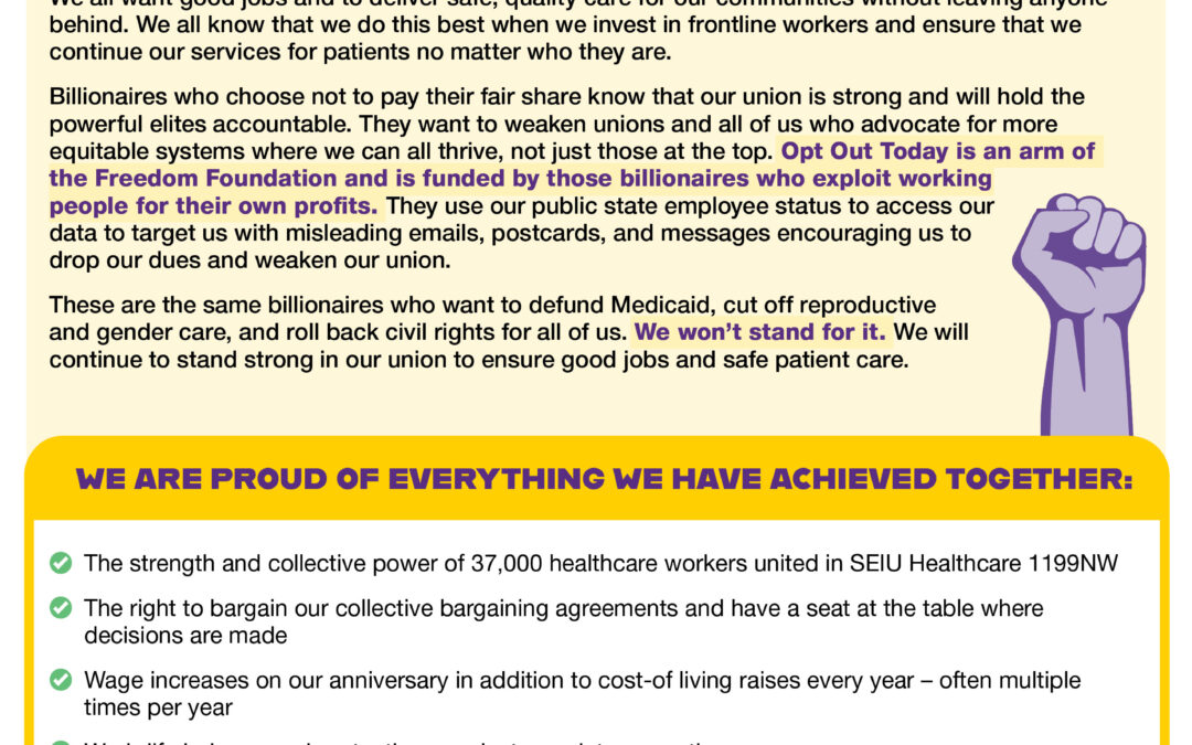 UW Medicine is Union Strong!