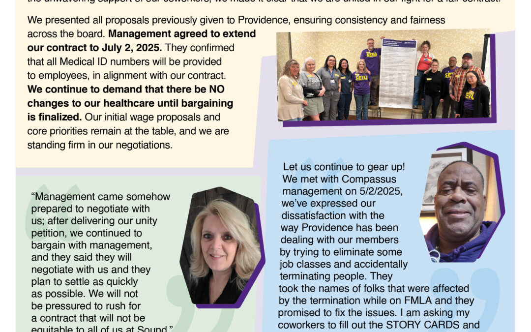 Compassus is bringing changes to PSHCH, but our unity means that we have the power to shape the future of our workplace