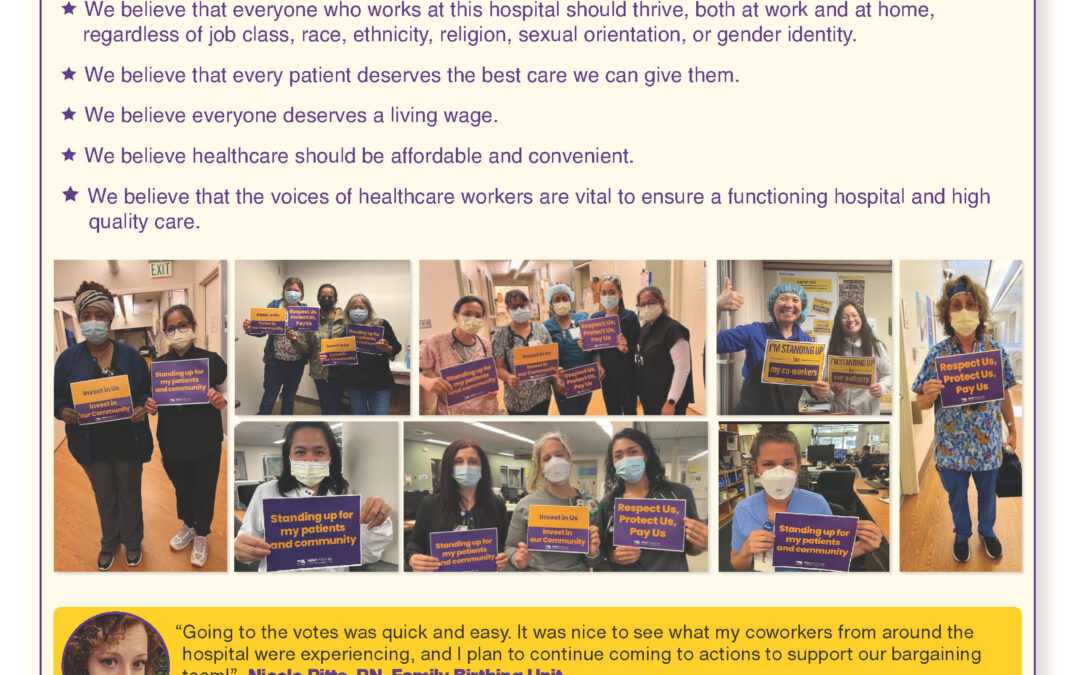 We voted YES on our priorities for our new contract!