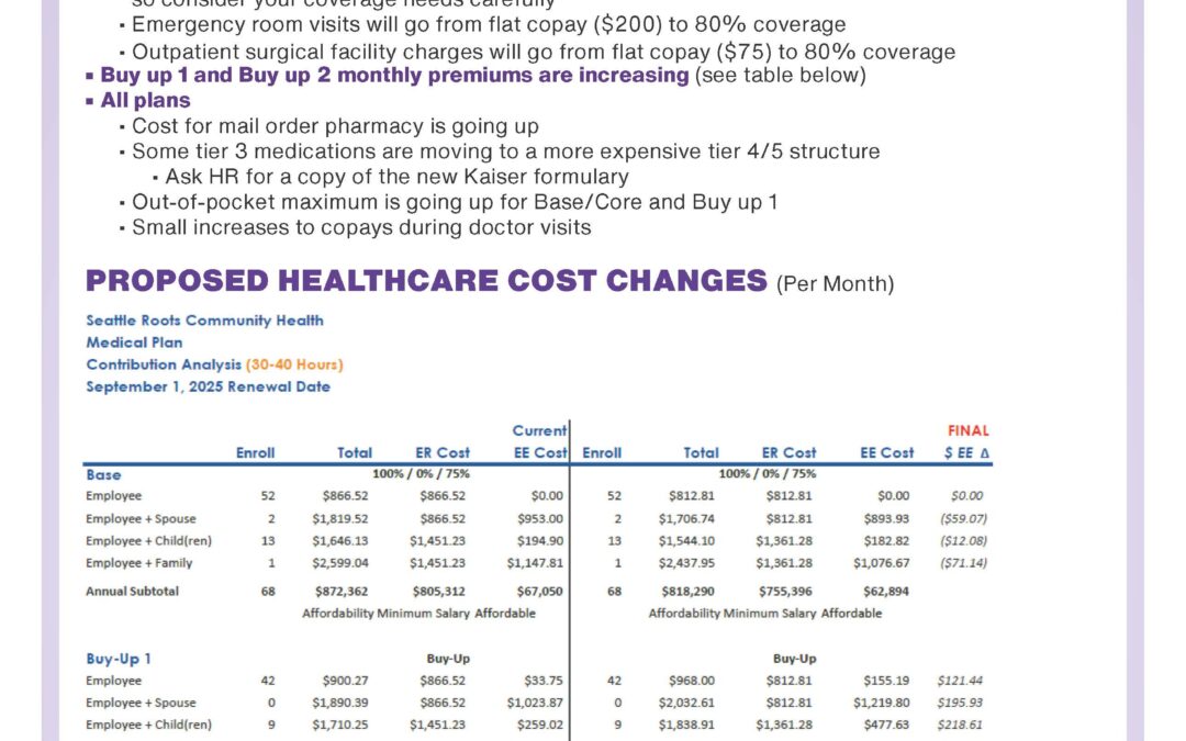 Our Union Means We Have Protections during Healthcare Plan Changes: What You Need to Know