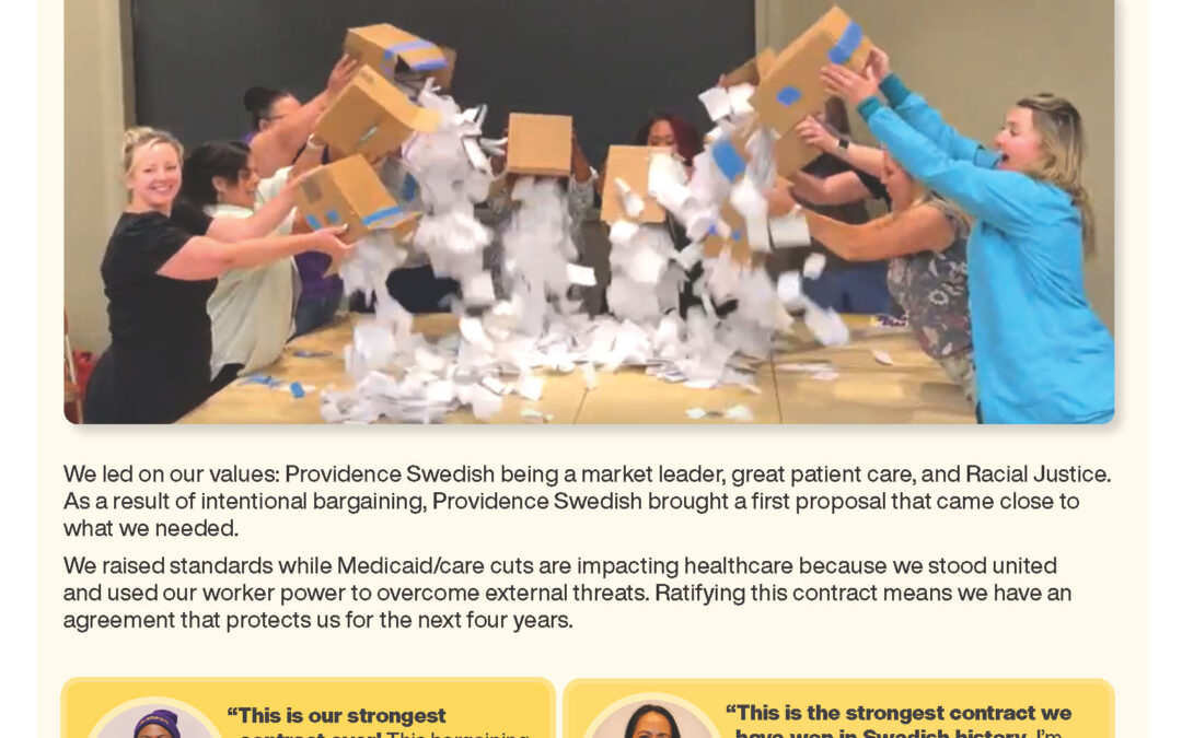 We voted YES to ratify our new contract!