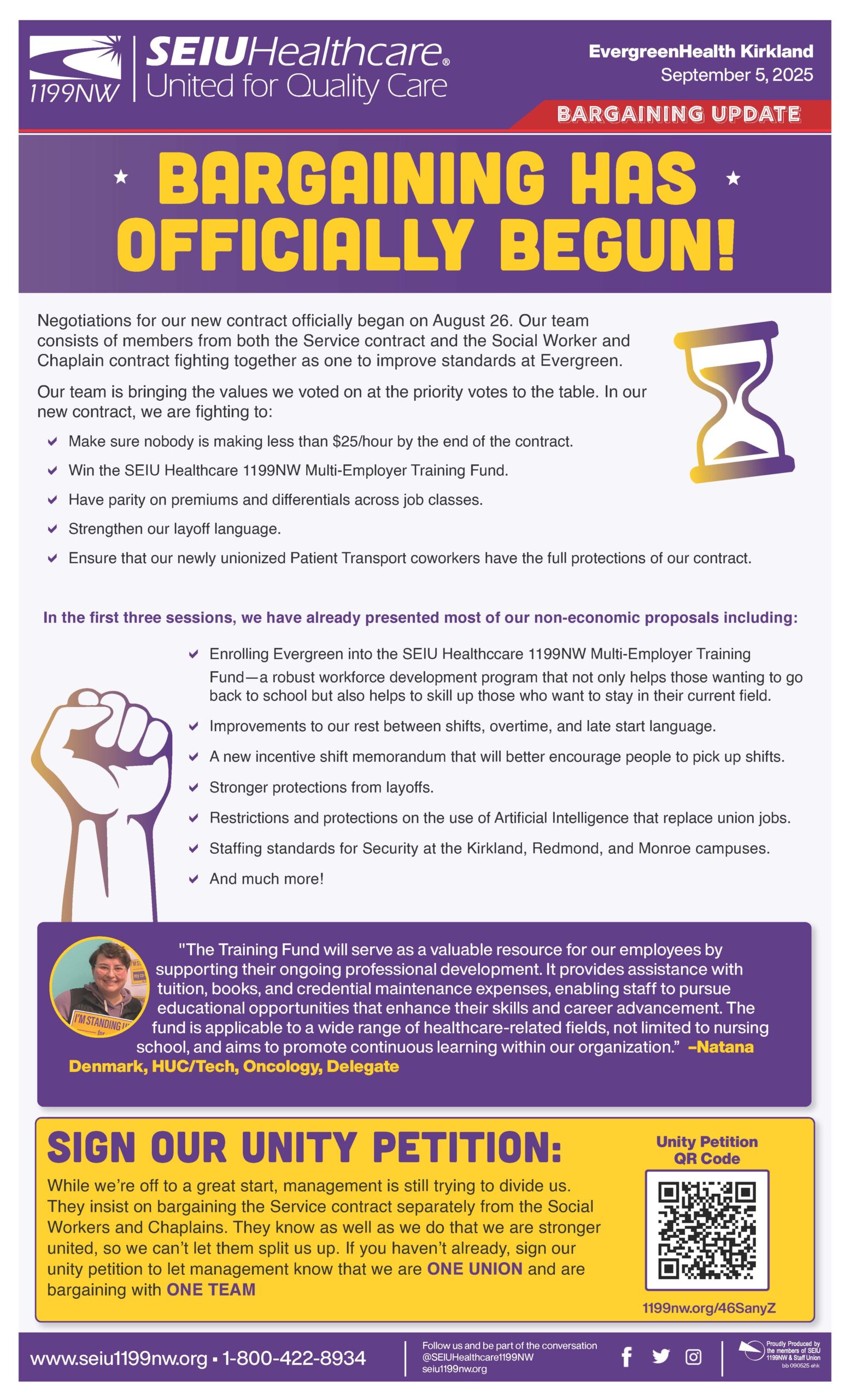 Bargaining has officially begun!