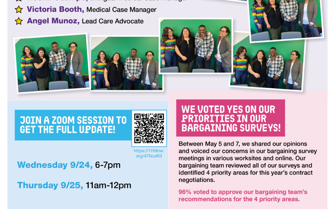 We Are Centering Our Values at the Bargaining Table!