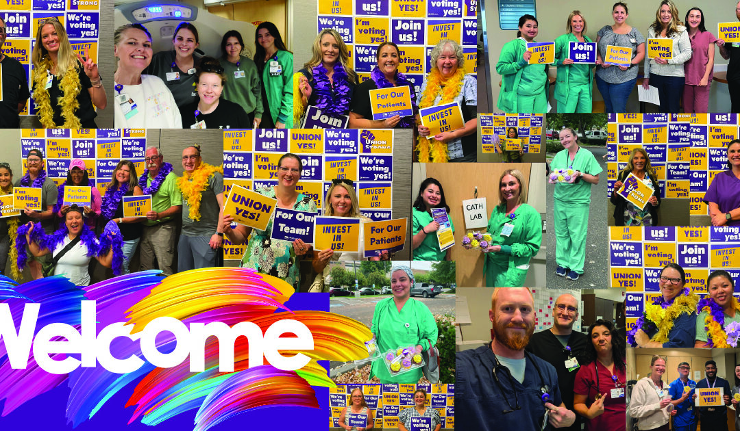 Welcoming New Union Siblings from St. Mary’s Medical Center in Walla Walla