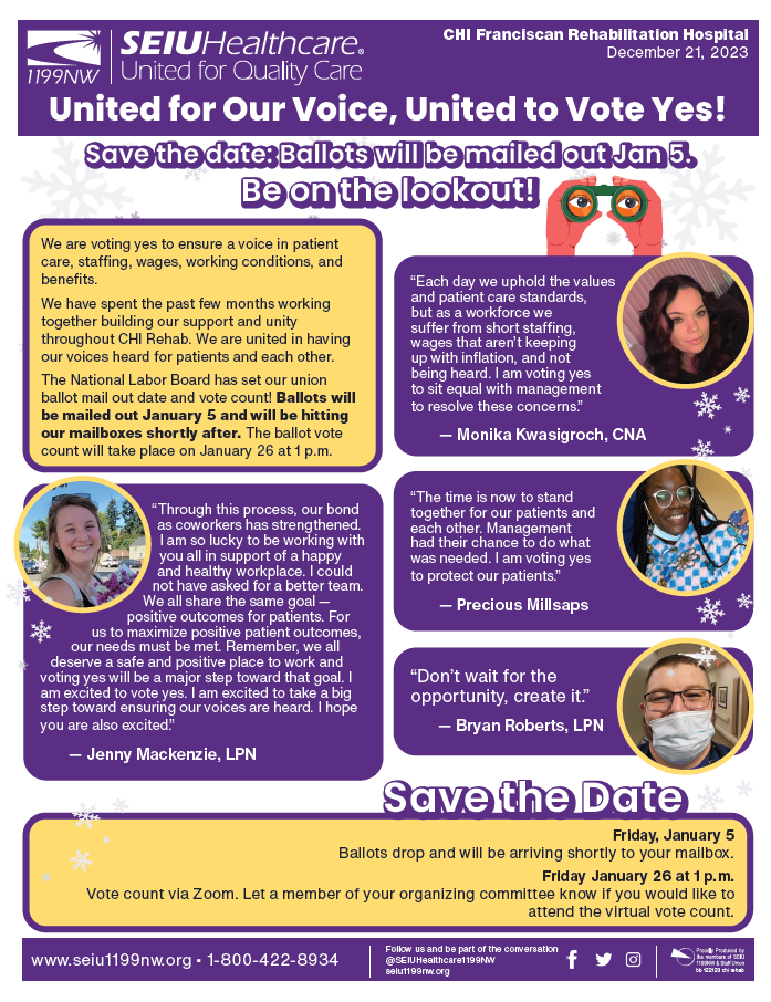 United for our Voice, United to Vote Yes!