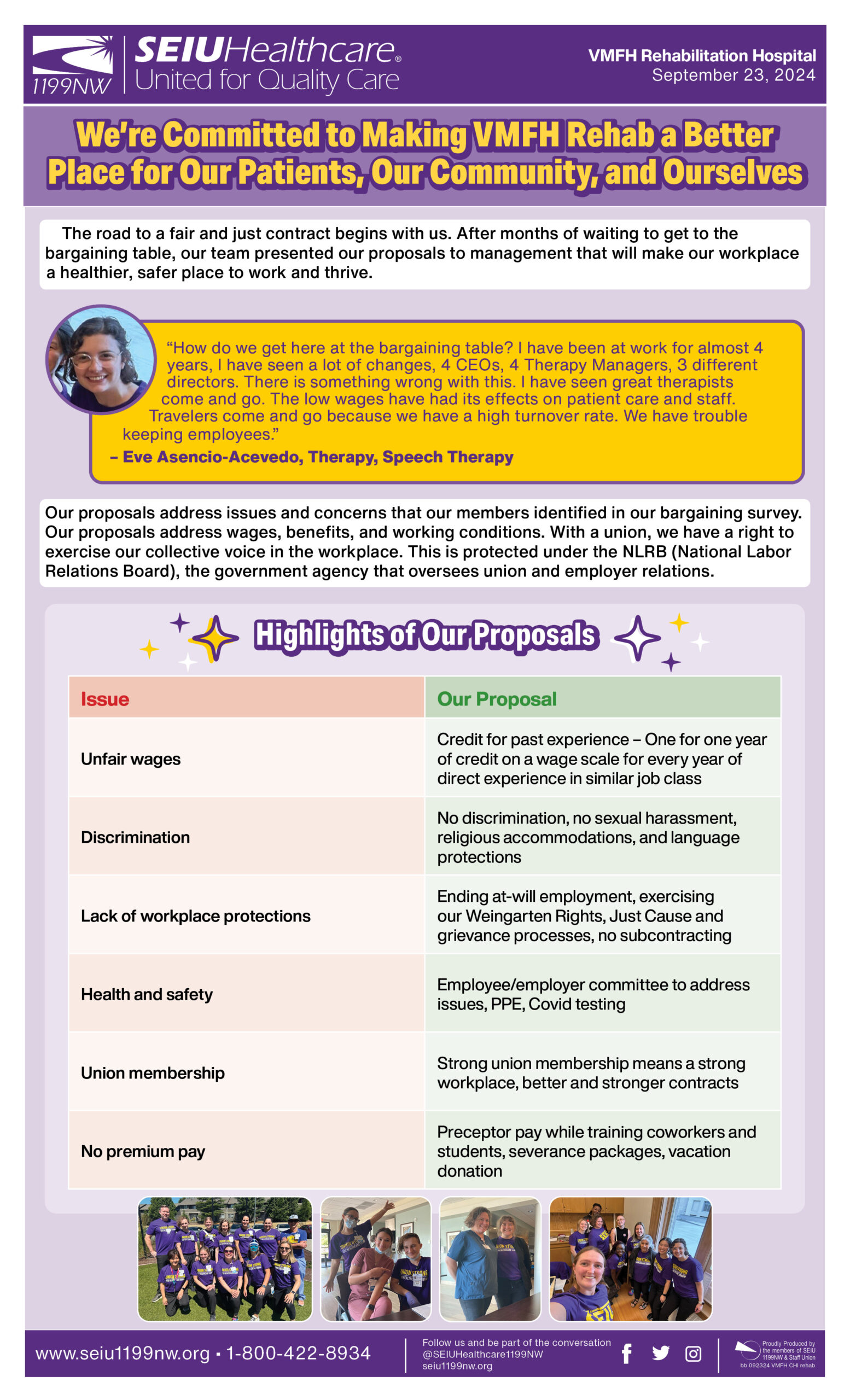 We’re Committed to Making VMFH Rehab a Better Place for Our Patients, Our Community, and Ourselves