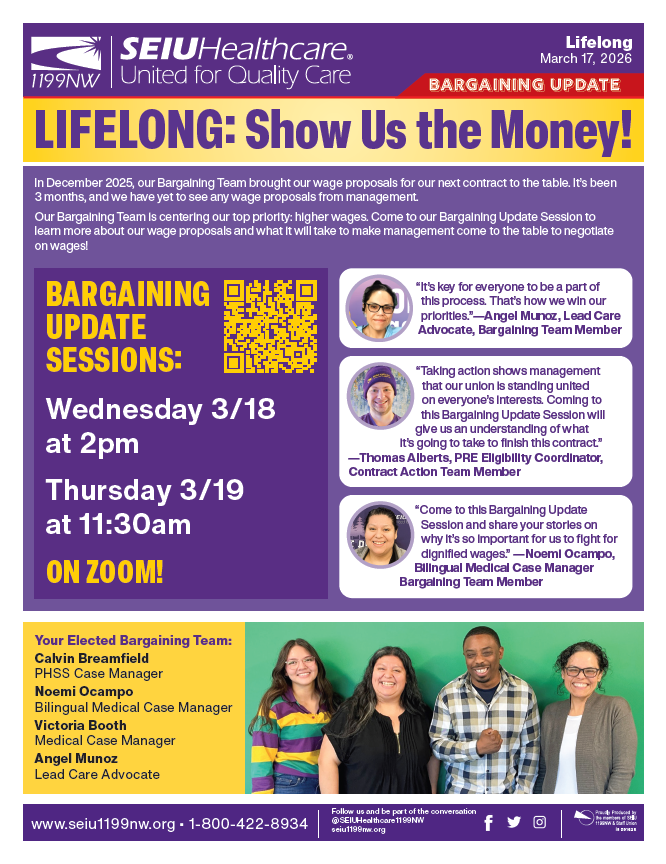 LIFELONG: Show Us the Money!