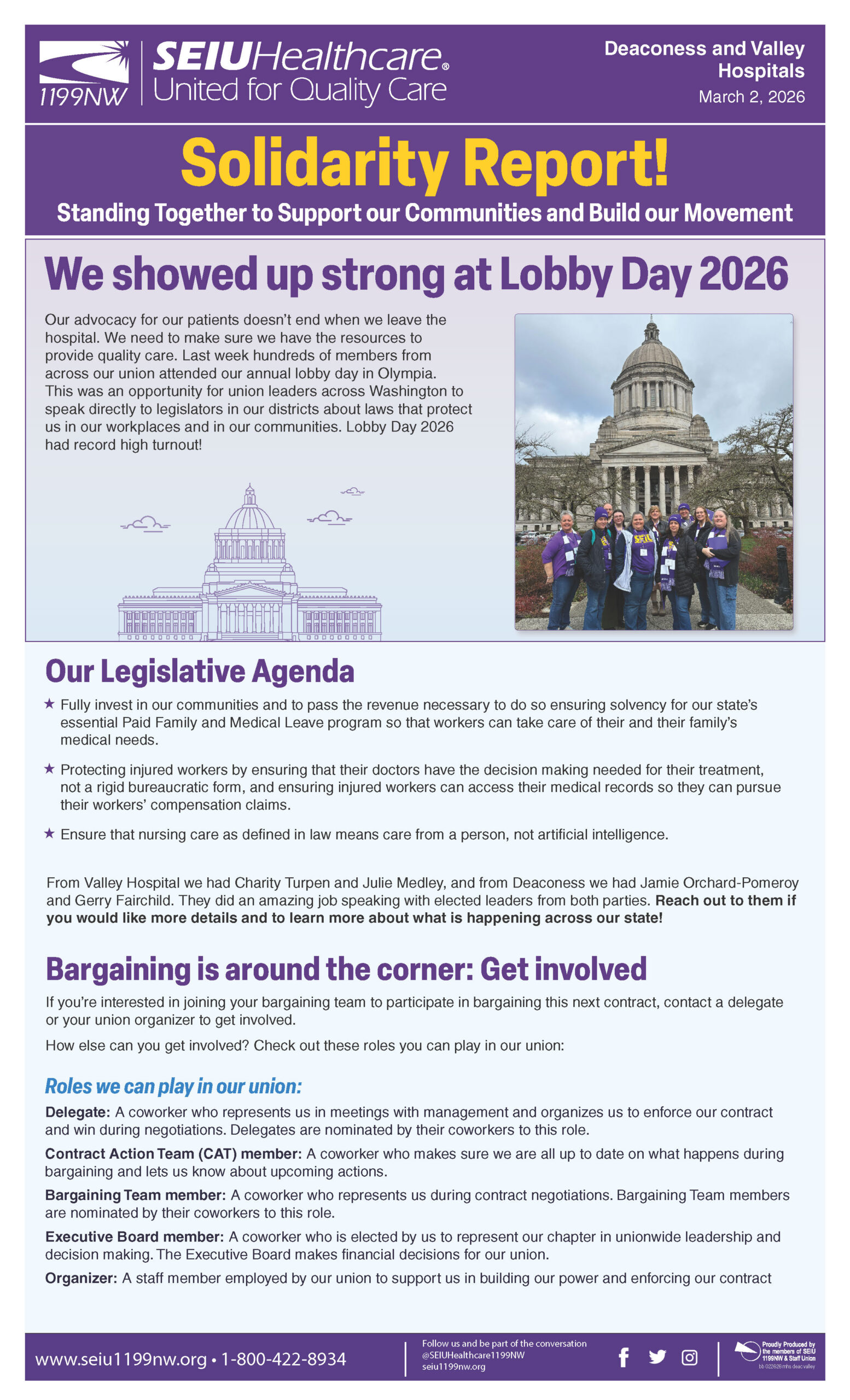 Solidarity Report! Standing Together to Support our Communities and Build our Movement