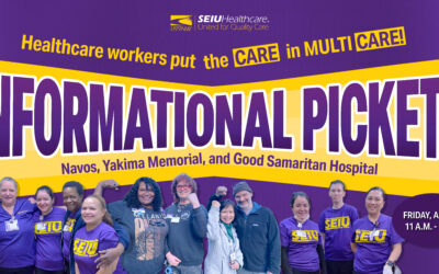 We delivered our picket notice at MultiCare. We’re taking it to the streets on April 3!