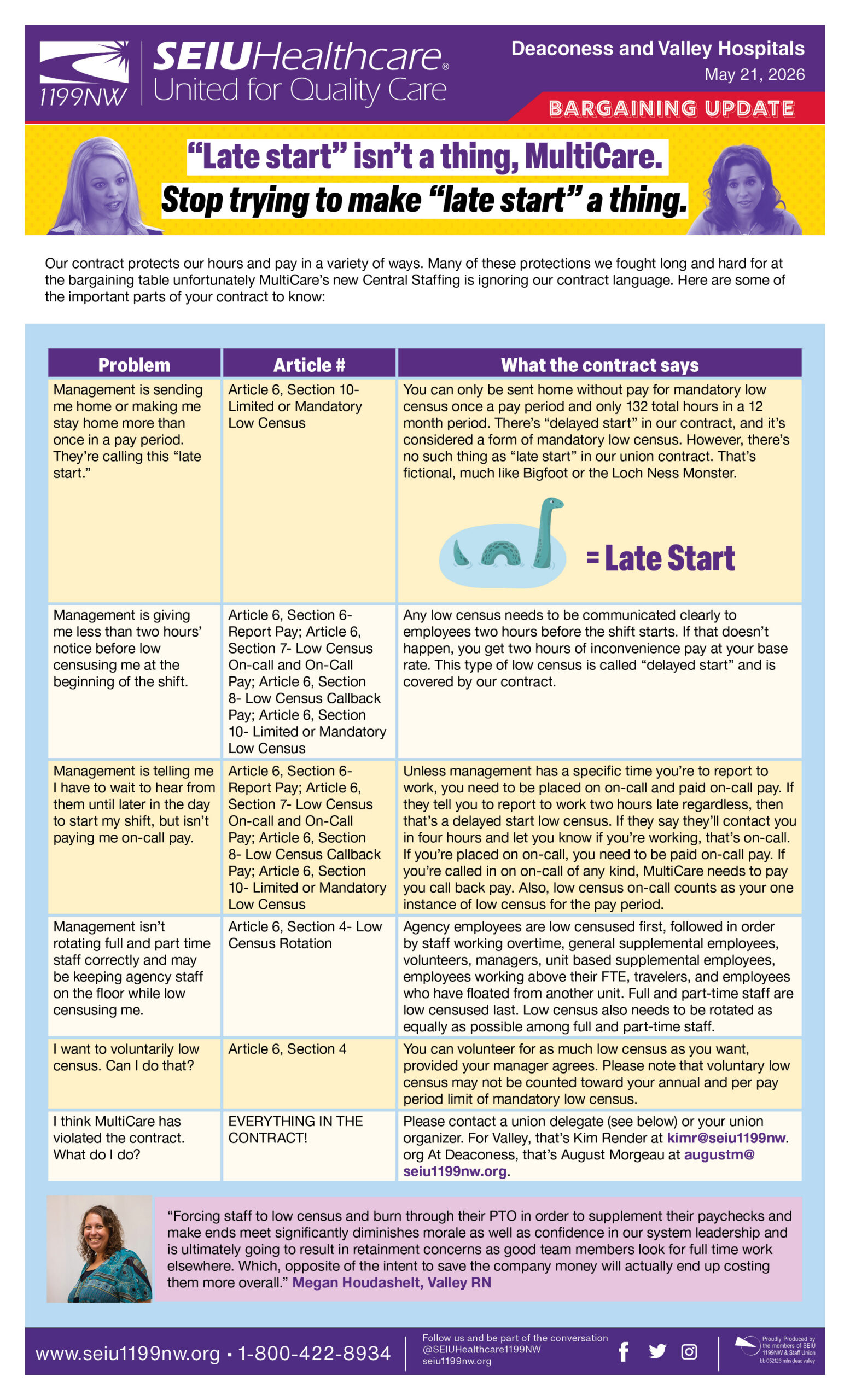 “Late start” isn’t a thing, MultiCare. Stop trying to make “late start” a thing.