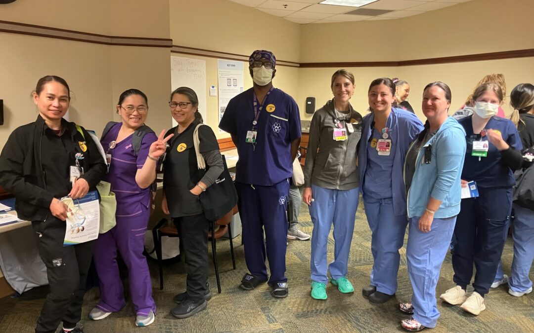 We voted overwhelmingly YES to ratify our new contract at St. Anne Hospital