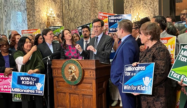 WORKING FAMILIES WON! The Millionaire’s Tax has been signed into law