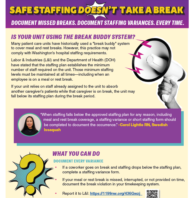 Safe Staffing Doesn’t Take A Break