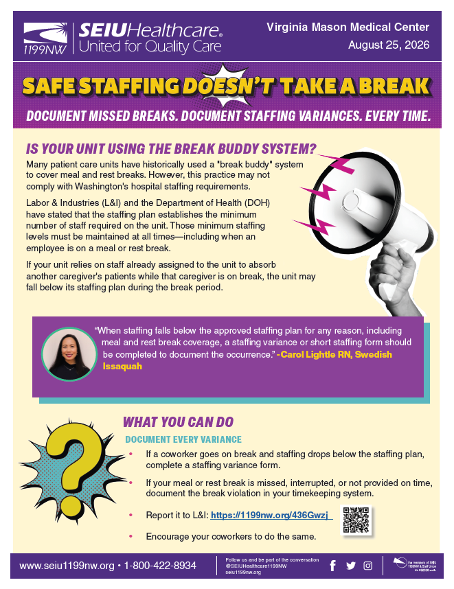 Safe Staffing Doesn't Take A Break