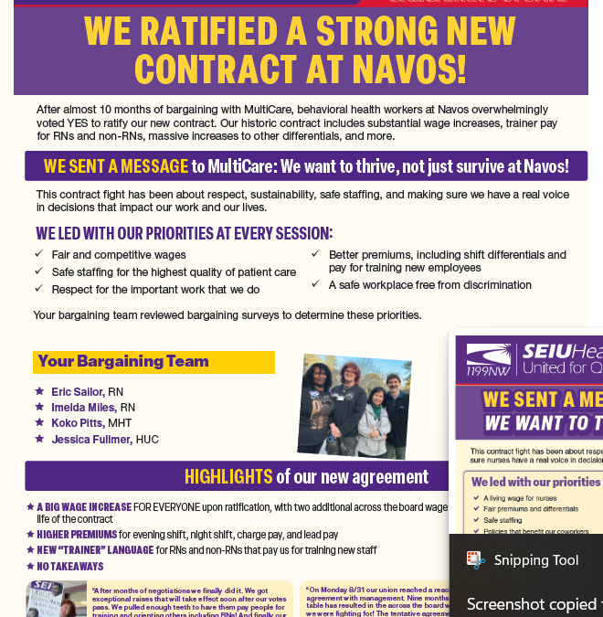 WE RATIFIED A STRONG NEW CONTRACT AT NAVOS!